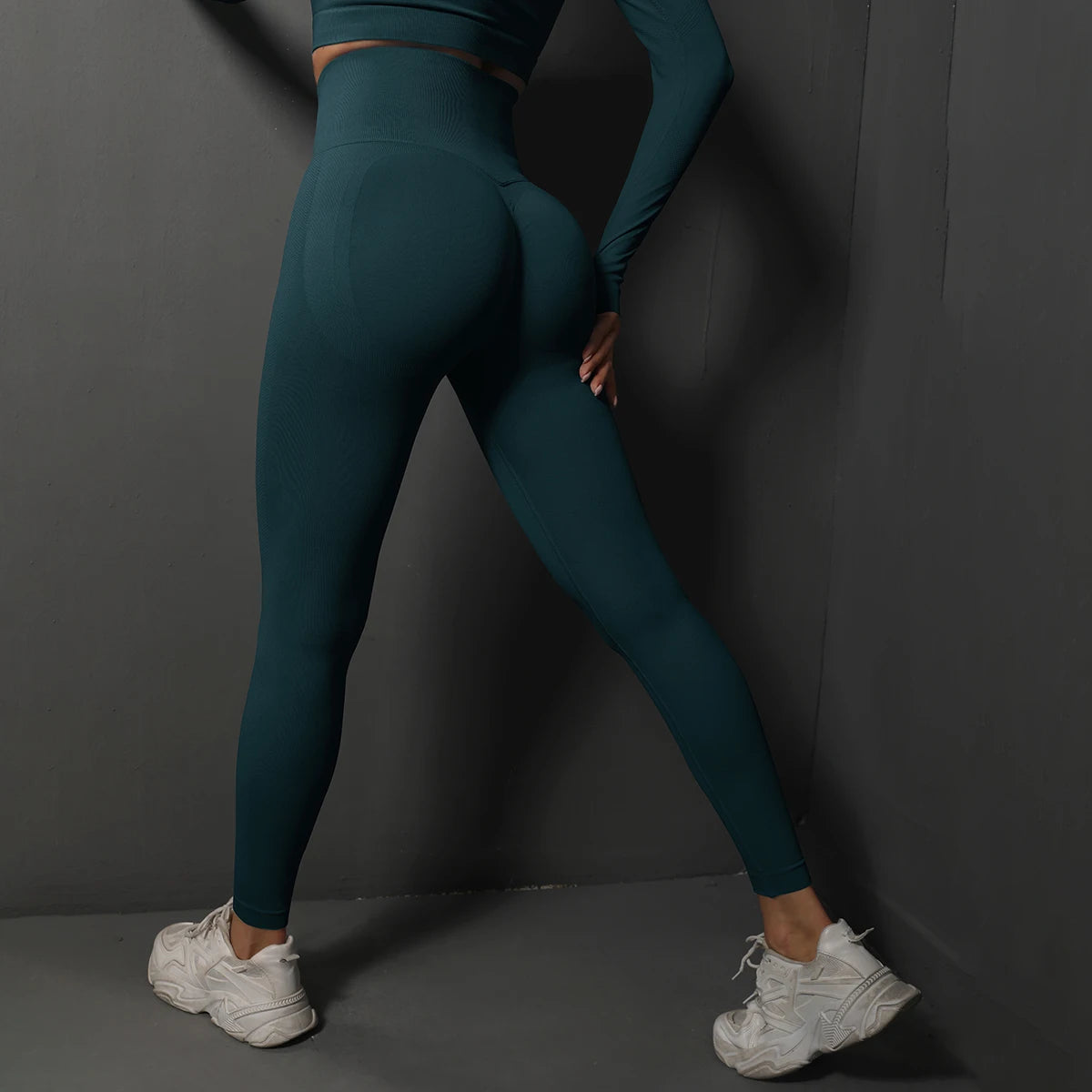 Seamless High-Waist Booty-Lifting Yoga Leggings