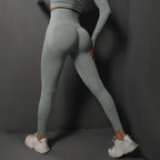 Seamless High-Waist Booty-Lifting Yoga Leggings
