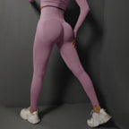 Seamless High-Waist Booty-Lifting Yoga Leggings