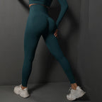 Seamless High-Waist Booty-Lifting Yoga Leggings