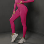 Seamless High-Waist Booty-Lifting Yoga Leggings