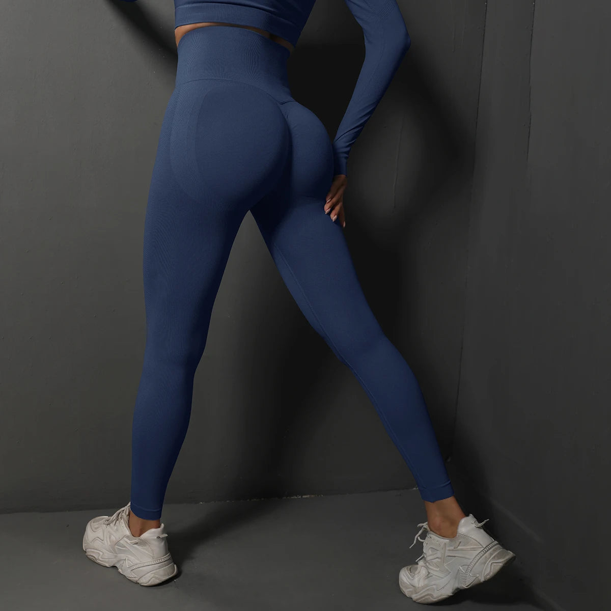 Seamless High-Waist Booty-Lifting Yoga Leggings